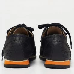 Hermes Black Leather Low Top Sneakers Size 41 For Men -Deals Hermes Store luxury men hermes used shoes p637758 009