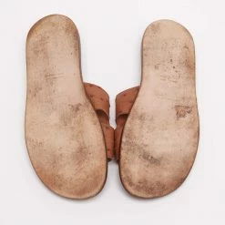 Hermes Brown Ostrich Izmir Sandals Size 42 For Men 16 Hermes Brown Ostrich Izmir Sandals Size 42 For Men -Deals Hermes Store luxury men hermes used shoes p643530 005