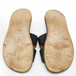 Hermes Black Leather Izmir Slide Sandals Size 43 For Men 15 Hermes Black Leather Izmir Slide Sandals Size 43 For Men -Deals Hermes Store luxury men hermes used shoes p646470 1653621842 010