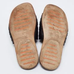 Hermes Black Leather Slide Sandals Size 41 For Men -Deals Hermes Store luxury men hermes used shoes p664082 005