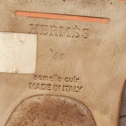 Hermes Brown Suede Ring Toe Flat Sandals Size 41 For Men -Deals Hermes Store luxury men hermes used shoes p664096 009