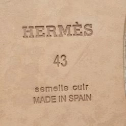 Hermes Brown Leather Trip Espadrilles Size 43 For Men -Deals Hermes Store luxury men hermes used shoes p685568 001