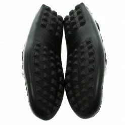 Hermes Black Leather Irving Moccasins Size 43.5 For Men -Deals Hermes Store luxury men hermes used shoes p92783 006