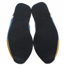 Hermes Multicolor Leather Lace Up Sneakers Size 44 For Men -Deals Hermes Store luxury men hermes used shoes p93043 006