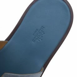 Hermes Sky Blue Suede Izmir Sandals Size 43.5 For Men 16 Hermes Sky Blue Suede Izmir Sandals Size 43.5 For Men -Deals Hermes Store luxury men hermes used shoes p93055 0007
