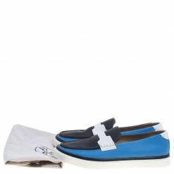 Hermes Multicolor Leather Loafers Size 43 For Men -Deals Hermes Store luxury men hermes used shoes p93125 008