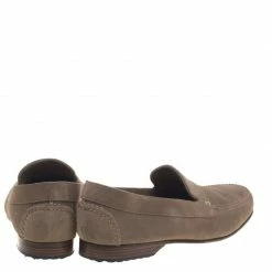 Hermes Beige Suede Keep Moccasins Size 43.5 For Men -Deals Hermes Store luxury men hermes used shoes p93128 0005