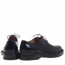 Hermes Black Brogue Leather Oxfords Size 43.5 For Men -Deals Hermes Store luxury men hermes used shoes p93172 005