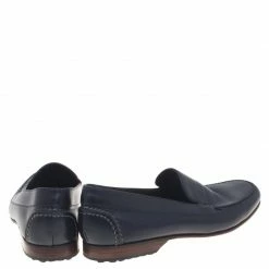 Hermes Oxford Blue Leather Keep Moccasins Size 43 For Men -Deals Hermes Store luxury men hermes used shoes p93176 005