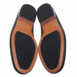 Hermes Oxford Blue Leather Keep Moccasins Size 43 For Men -Deals Hermes Store luxury men hermes used shoes p93176 006