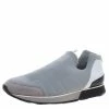 Hermes Grey Fabric Slip On Sneakers Size 43 For Men -Deals Hermes Store luxury men hermes used shoes p93189 001