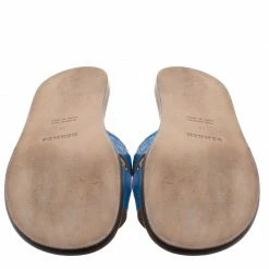 Hermes Cerulean Blue Alligator Izmir Sandals Size 44 For Men -Deals Hermes Store luxury men hermes used shoes p93273 0006