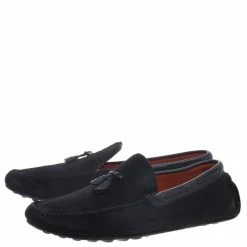Hermes Black Calf Hair Leonard Moccasins Size 43 For Men 13 Hermes Black Calf Hair Leonard Moccasins Size 43 For Men -Deals Hermes Store luxury men hermes used shoes p93282 0004