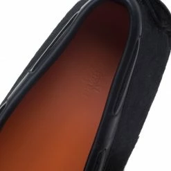 Hermes Black Calf Hair Leonard Moccasins Size 43 For Men 16 Hermes Black Calf Hair Leonard Moccasins Size 43 For Men -Deals Hermes Store luxury men hermes used shoes p93282 0007