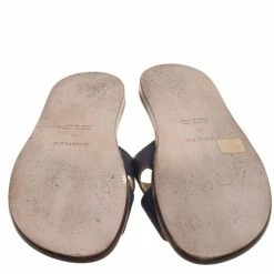 Hermes Dark Blue Lizard Izmir Sandals Size 44 For Men -Deals Hermes Store luxury men hermes used shoes p93419 0006