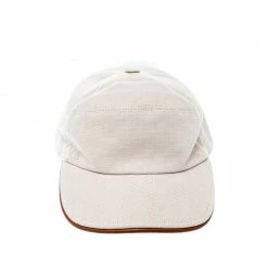 Hermes Beige Cotton Leather Trim Nevada Baseball Cap Size 58 For Men 10 Hermes Beige Cotton Leather Trim Nevada Baseball Cap Size 58 For Men -Deals Hermes Store luxury men hermes used travel p219645 006