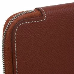 Hermes Brown Leather Silky Daily Globe-Trotter Agenda For Men -Deals Hermes Store luxury men hermes used travel p55886 0007