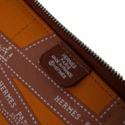 Hermes Brown Leather Silky Daily Globe-Trotter Agenda For Men -Deals Hermes Store luxury men hermes used travel p55886 0013