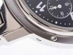 Hermes Black Stainless Steel Clipper Chrono CL1.910 Men's Wristwatch 38MM For Men -Deals Hermes Store luxury men hermes used watches p227954 003