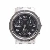 Hermes Black Stainless Steel Clipper Chrono CL1.910 Men's Wristwatch 38MM For Men -Deals Hermes Store luxury men hermes used watches p227954 005