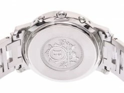 Hermes Black Stainless Steel Clipper Chrono CL1.910 Men's Wristwatch 38MM For Men -Deals Hermes Store luxury men hermes used watches p227954 008