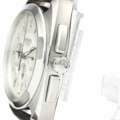 Hermes Silver Stainless Steel Dressage DR5.910 Automatic Men's Wristwatch 41 MM For Men -Deals Hermes Store luxury men hermes used watches p321113 001