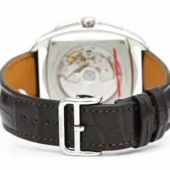 Hermes Silver Stainless Steel Dressage DR5.910 Automatic Men's Wristwatch 41 MM For Men -Deals Hermes Store luxury men hermes used watches p321113 009