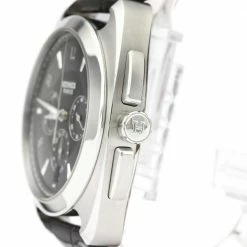 Hermes Black Stainless Steel Dressage Chronograph Automatic DR5.910 Men's Wristwatch 41 MM For Men -Deals Hermes Store luxury men hermes used watches p321114 006