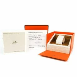 Hermes Silver Gold Tone Stainless Steel Clipper Diver Chronograph Quartz CL7.720 Men's Wristwatch 38 MM For Men -Deals Hermes Store luxury men hermes used watches p496658 001