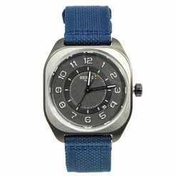 Hermes Black Titanium Fabric H08 W049432WW00 Men's Wristwatch 39 Mm For Men