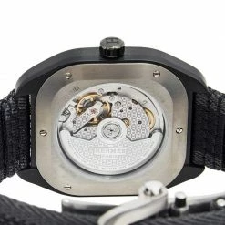 Hermes Hermès Black Titanium Fabric H08 W049432WW00 Men's Wristwatch 39 Mm For Men -Deals Hermes Store luxury men hermes used watches p587170 1643951542 010