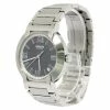 Hermes Grey Stainless Steel Nomade Men's Wristwatch 36MM For Men -Deals Hermes Store luxury men hermes used watches p96070 001