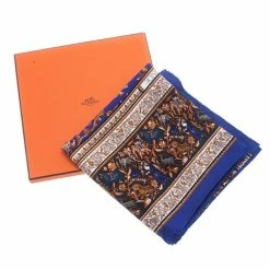 Hermes Blue Chasse En Inde Square Scarf For Uncategorized -Deals Hermes Store luxury uncategorized hermes new accessories p5089 006