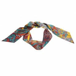 Hermes Multicolored Silk Twill Neck Scarf For Uncategorized