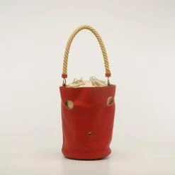 Hermes Pebbled Leather Cutout Tote For Uncategorized