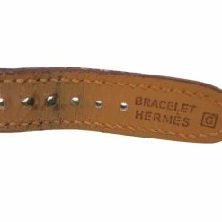 Hermes Orange Gold Plated SS Womens Wristwatch 21 MM For Uncategorized -Deals Hermes Store luxury uncategorized hermes used watches p24186 005