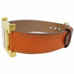 Hermes Orange Gold Plated SS Womens Wristwatch 21 MM For Uncategorized -Deals Hermes Store luxury uncategorized hermes used watches p24186 006