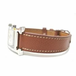 Hermes H Watch Wristwatch SS Leather Brown Ladies For Women 12 Hermes H Watch Wristwatch SS Leather Brown Ladies For Women -Deals Hermes Store luxury uncategorized hermes used watches p36565 003