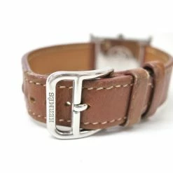 Hermes H Watch Wristwatch SS Leather Brown Ladies For Women 15 Hermes H Watch Wristwatch SS Leather Brown Ladies For Women -Deals Hermes Store luxury uncategorized hermes used watches p36565 006