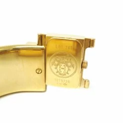 Hermes Loquet Wristwatch GP Leather Gold Brown Ladies For Women -Deals Hermes Store luxury uncategorized hermes used watches p36588 006