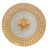 Hermes Hermès Gold Mosaique AU 24 Dessert Plate Set Of 2 For Unisex -Deals Hermes Store luxury unisex hermes new dining p366692 005