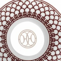 Hermes Rouge H Deco Coffee Cup And Saucer 4-Piece Set For Unisex -Deals Hermes Store luxury unisex hermes new dining p405512 006