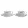 Hermes Blue Porcelain Chaine D'Ancre 4-Piece Tea Cup And Saucer Set For Unisex -Deals Hermes Store luxury unisex hermes new dining p406280 1616408005 003