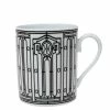 Hermes Hermès White/Black Porcelain H Deco Mug For Unisex