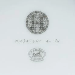 Hermes Mosaique Au 24 Platinum Tea Cup & Saucer Set For Unisex 19 Hermes Mosaique Au 24 Platinum Tea Cup & Saucer Set For Unisex -Deals Hermes Store luxury unisex hermes new dining p658043 008