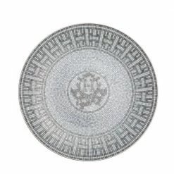 Hermes Mosaique Au 24 Dessert Plate For Unisex