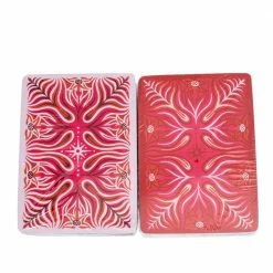 Hermes Red & Pink Playing Cards For Unisex