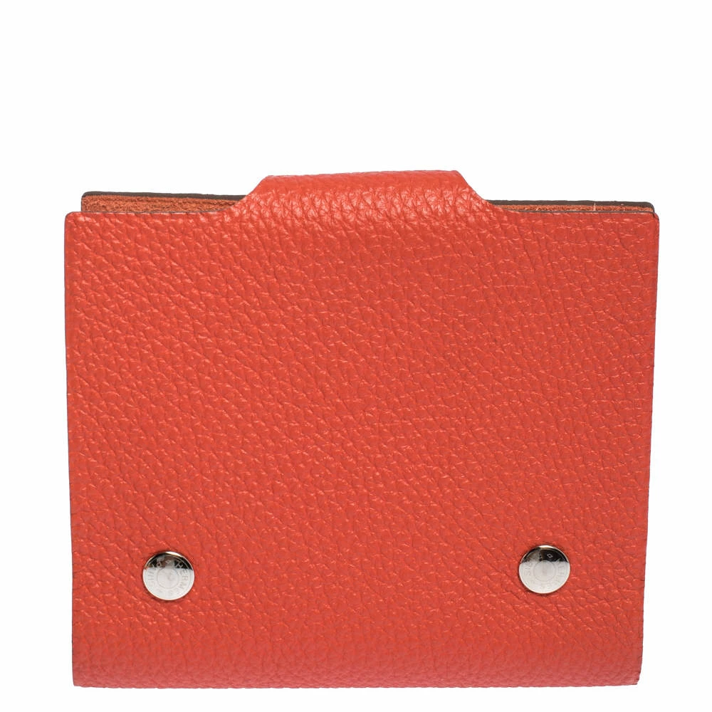 Hermes Capucine Togo Leather Ulysse Mini Notebook For Unisex 6 Hermes Capucine Togo Leather Ulysse Mini Notebook For Unisex - Image 4