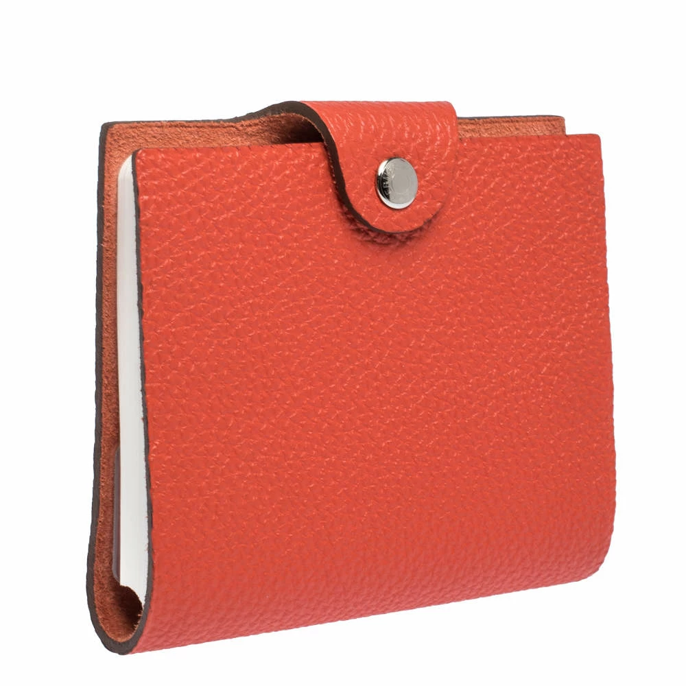 Hermes Capucine Togo Leather Ulysse Mini Notebook For Unisex 5 Hermes Capucine Togo Leather Ulysse Mini Notebook For Unisex - Image 3