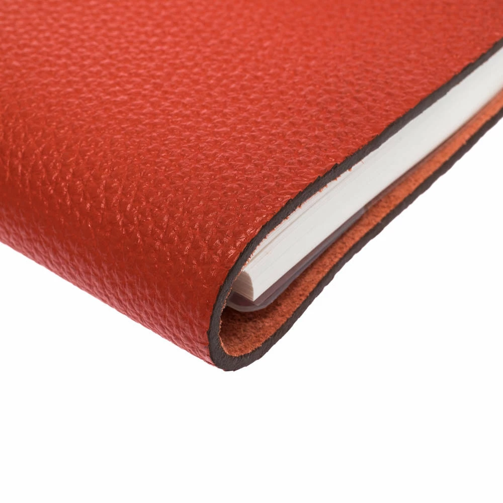 Hermes Capucine Togo Leather Ulysse Mini Notebook For Unisex 12 Hermes Capucine Togo Leather Ulysse Mini Notebook For Unisex - Image 10